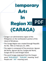 Contemporary Arts in Region XIII (Caraga)