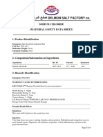 Oryx, Salt-Msds