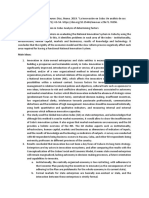 Bibliographic summary of source - La Innovación en Cuba, Un análisis de sus factores clave.docx