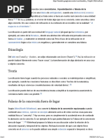 Reificación (Falacia) Pensamiento Crítico