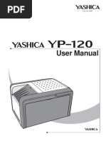 Yashica Yp-120 User Manual