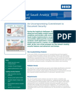 The Kingdom of Saudi Arabia National ID Card: An Uncompromising Commitment To Document Security