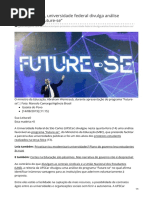 2019_AGO. UFSCar Divulga Análise Favorável Ao 'Future-se'