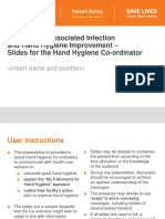 Slides For Hand Hygiene Coordinator