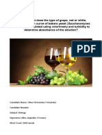 Does Grape Type Affect Growth Curves of Leavening Agents and Therefore Final Alcohol Content in Wine?