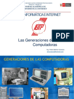 GENERACIONES DE COMPUTADORAS