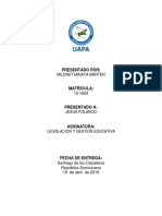 Tarea V de Legislacion y Gestion Educativa (V S)