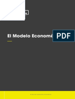 1. El Modelo Econométrico