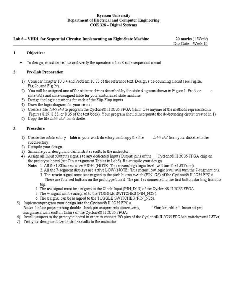 Ryerson University Department of Electrical and Computer Engineering