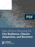 Data Driven Planning For City Resilience, Climate Adaptation, and Recovery