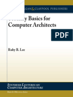 Security Basics for Computer Architectures