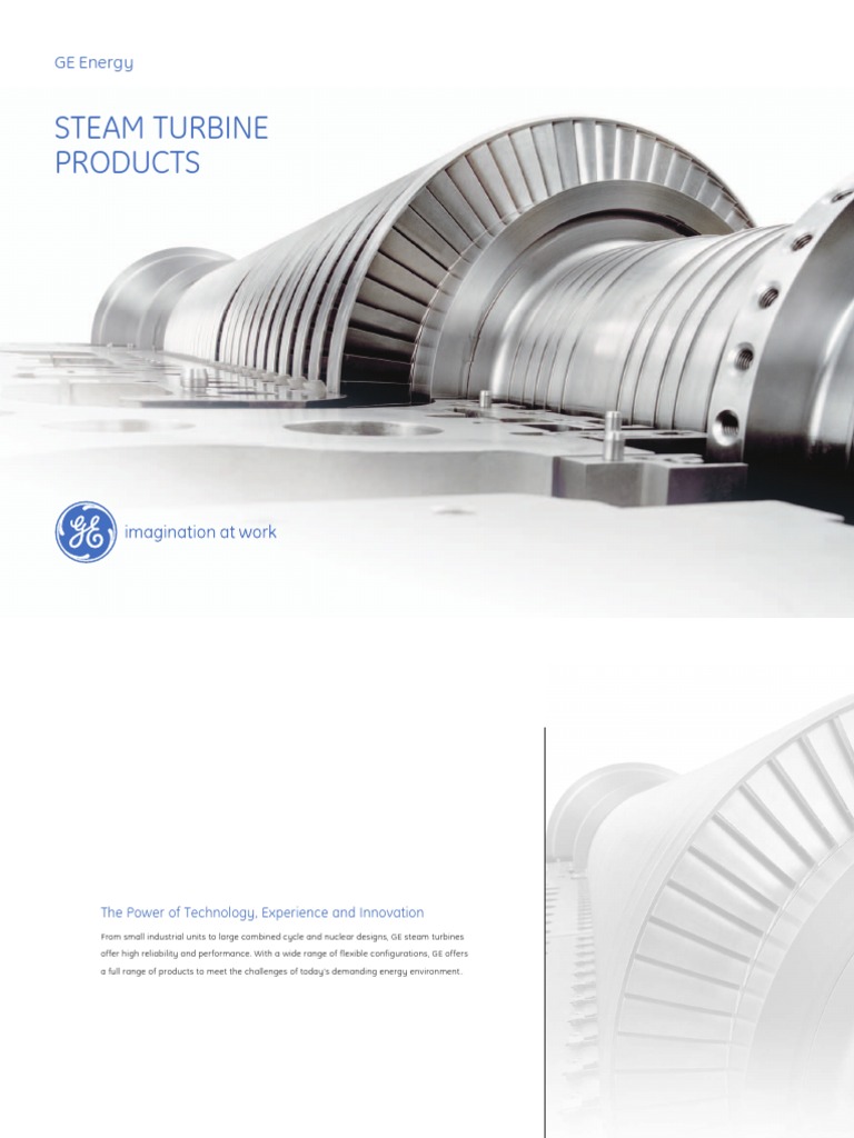 Steam Turbine Products: GE Energy | PDF | Cogeneration | Turbine