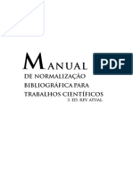 Manual de Normalização Bibliográfica para Trabalhos Científicos - UEPG