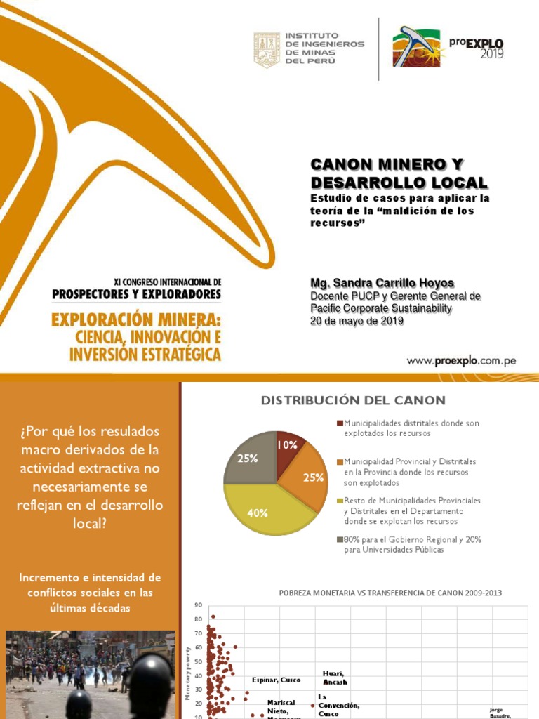 Canon Minero Peru PDF Corrupción política Turismo