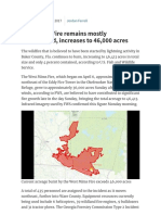 West Mims Fire remains mostly uncontained, increases to 46,000 acres | April 2017