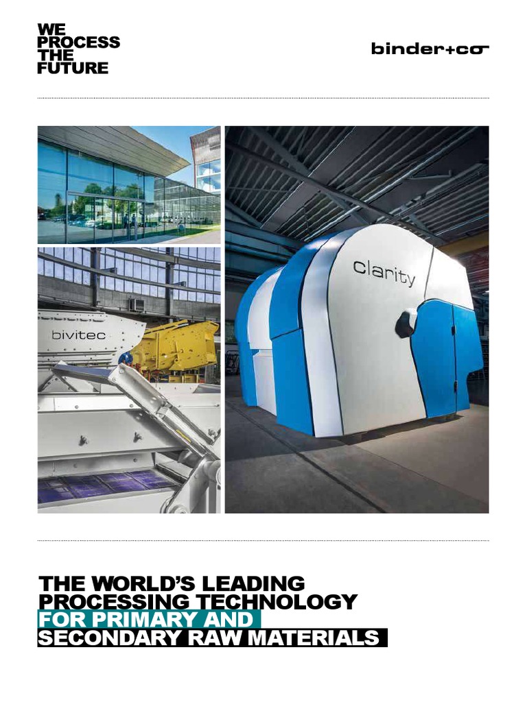 Binder+Co Leading Products EN PDF Water Treatment Recycling