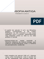 Slide Inédito FILOSOFIA CLÁSSICA