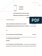 PIC v Ayo_copy of Issued Summons and Particulars - 29 May 2019