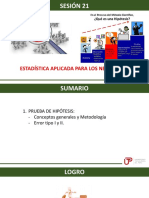 P - Sem11 - Ses21 - Prueba de Hipotesis Conceptos Generales