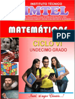 Cartilla Matematicas Ciclo VI - 15-Sep-2015
