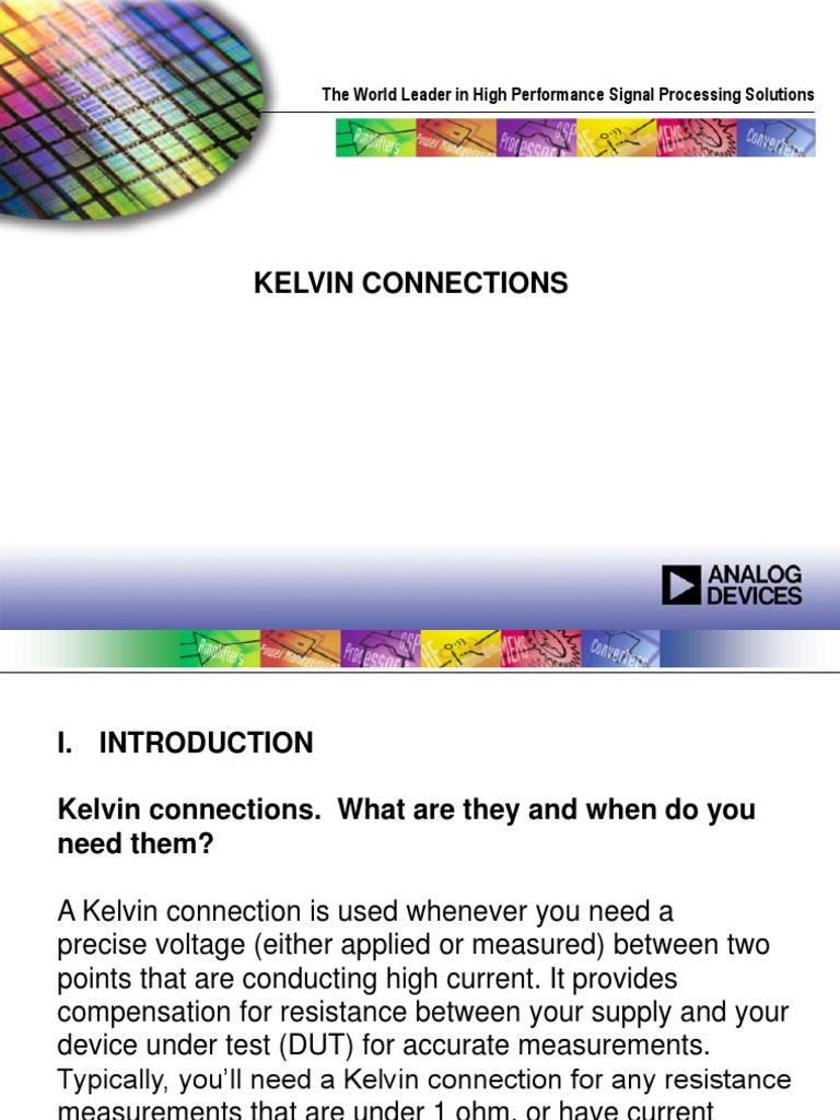 Kelvin Connections The World Leader in High Performance Signal