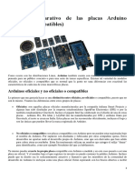 Análisis Comparativo de Las Placas Arduino