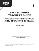 Quarter 4 Grade 1 Sinugbuanong Binisaya Teachers Guide Second Edition1 PDF