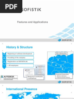 Sofistik Features and Applications Architecture