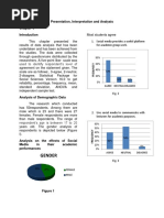 Gender: Presentation, Interpretation and Analysis