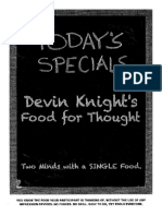 Devin Knight - Today's Specials