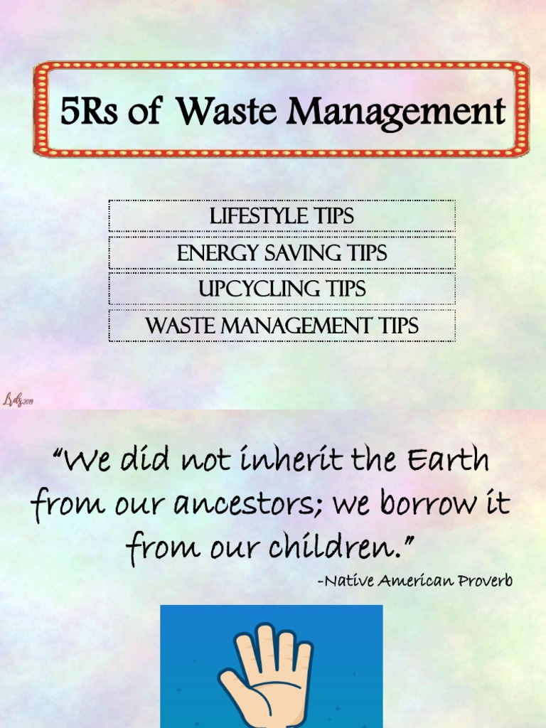5Rs of Waste Management Explained | PDF | Recycling | Reuse