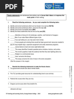 Thesis Statements-Practice PDF