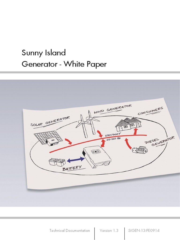 Sunny Island | PDF | Electric Generator | Electrical Grid