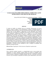 O Diagnóstico Organizacional Como Uma Ação Estratégica de Gestão de Pessoas