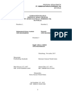 Lembar Pengesahan Proposal Kerja Praktik Pt. Semen Baturaja (Persero) TBK Baturaja