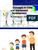 Basic Concepts in Child and Adolescent Development: Mr. Rodel Bryan C. Valdez