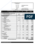 Grand Launching Budgeting Sample