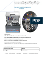 Metallographic Sample Cutting Machine CM-300T