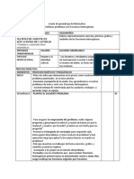 Sesion de Aprendizaje de Matematica Desarrollamos Problemas Con Fracciones Heterogeneas