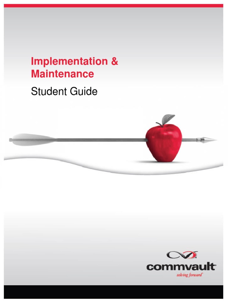 Commvault PDF | PDF | Backup | Cache (Computing)