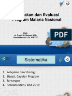 Kebijakan & Evaluasi Program Malaria - Monev