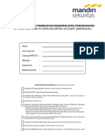 Application Form To Open Securities Account (Individual) : Formulir Aplikasi Pembukaan Rekening Efek (Perorangan)