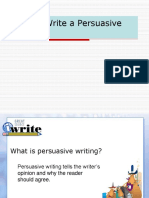 How to Write a Persuasive Essay.ppt