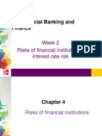 BFW 2401 Lecture Week 2 S1 2017 Risks of Financial Institutions - Interes Rate Risk