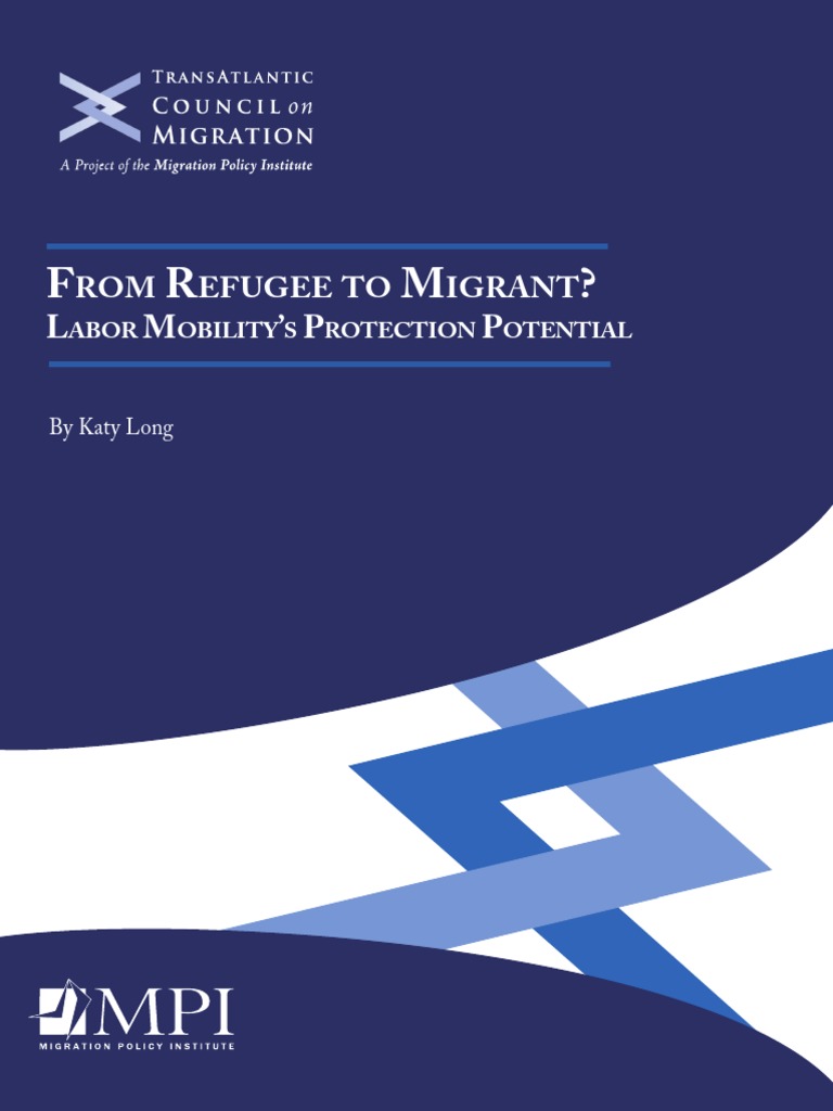 From Refugee To Migrants | PDF | Refugee | United Nations High ...