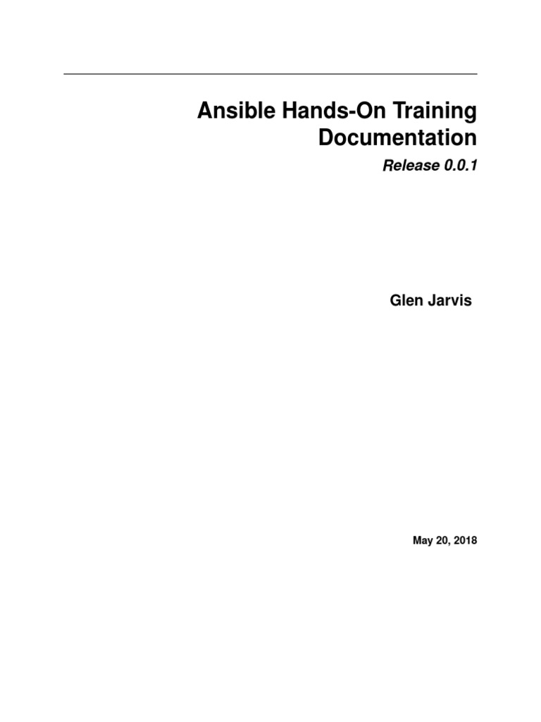 Ansible Tutorial | PDF | Python (Programming Language) | Software ...