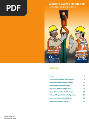 Rigger And Signalman Handbook 2nd Revision 2019 Crane Machine Rope