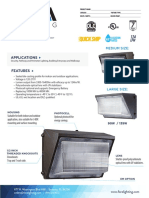 FORA LED Wallpack Spec Sheet