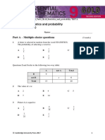 emac gold 2e year 9 ots tests ch10 statistics and probability test a