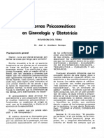 Trastornos psicosomáticos en ginecología y obstetricia